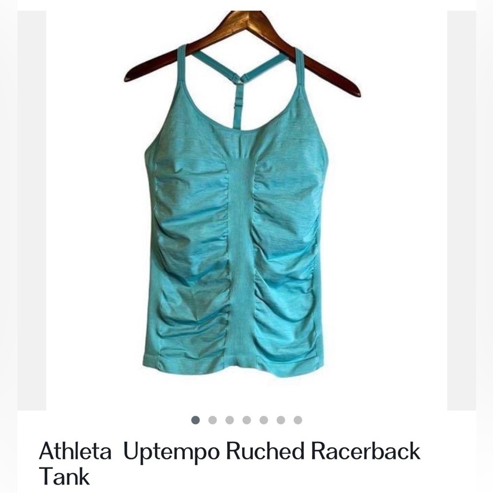 Athleta Uptempo Ruched Racerback Tank‎ XL Very Good Mint?
